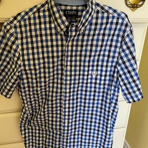 Mens Chaps short sleeve dress shirt